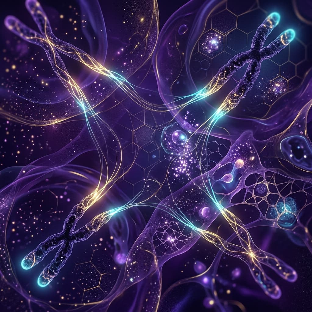 Clinical visualization for Anti-Aging & Cellular Longevity: Target biological aging mechanisms by optimizing growth hormone, activating telomerase, and altering gene expression toward youthful patterns.