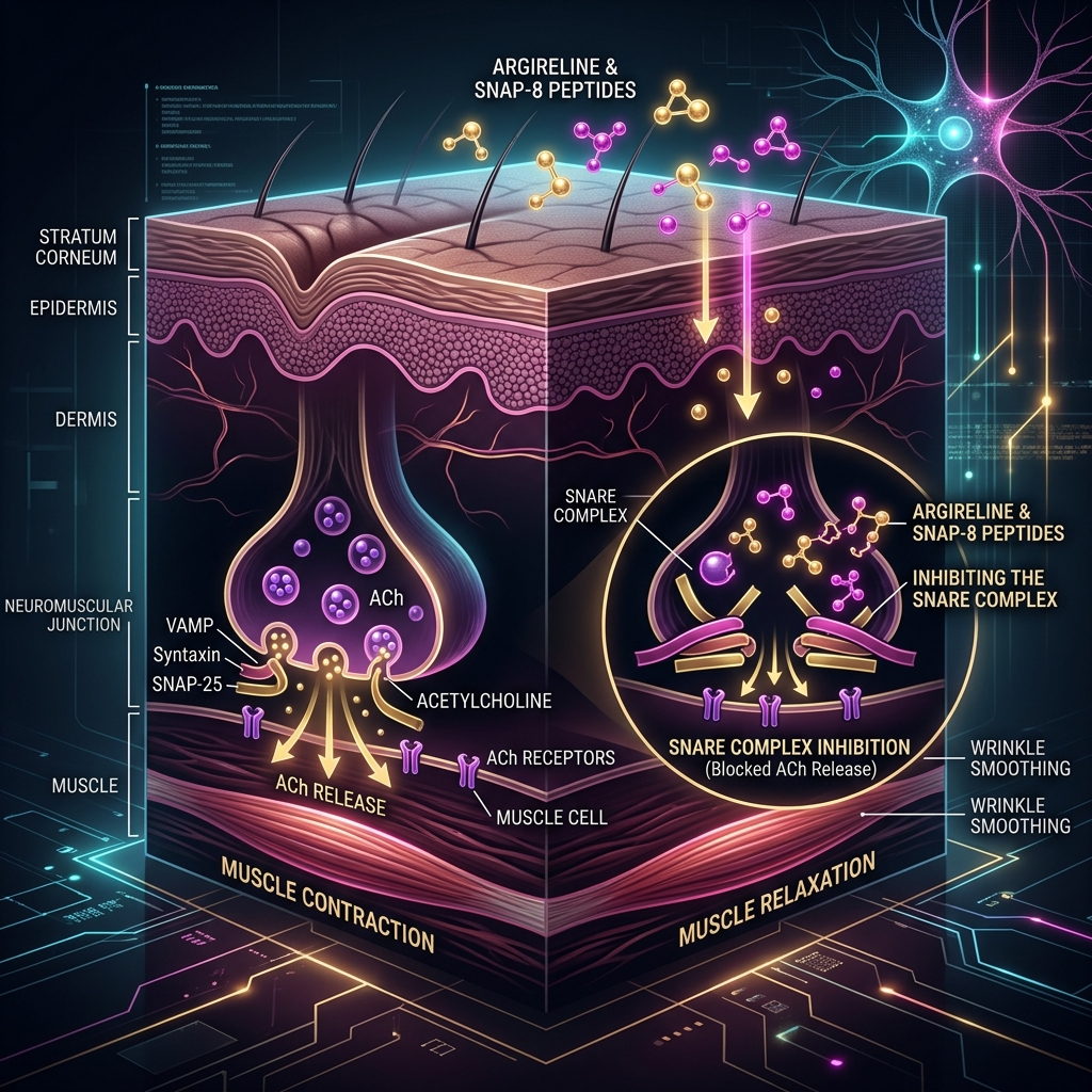 Argireline & SNAP-8: The "Botox in a Bottle" Topical Peptides