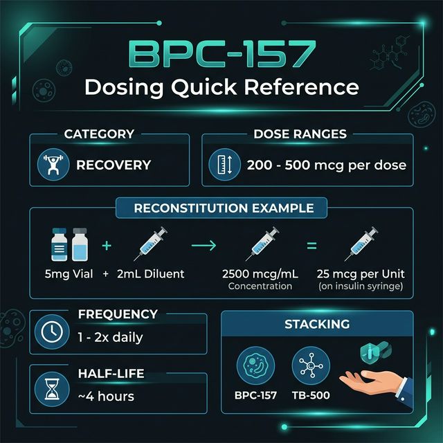 BPC-157 Dosage Guide: How Much to Take and How to Calculate