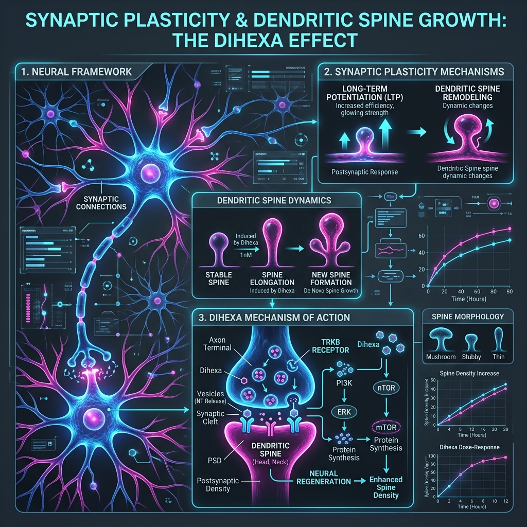 Dihexa Synaptic Plasticity and Dendritic Spine Growth