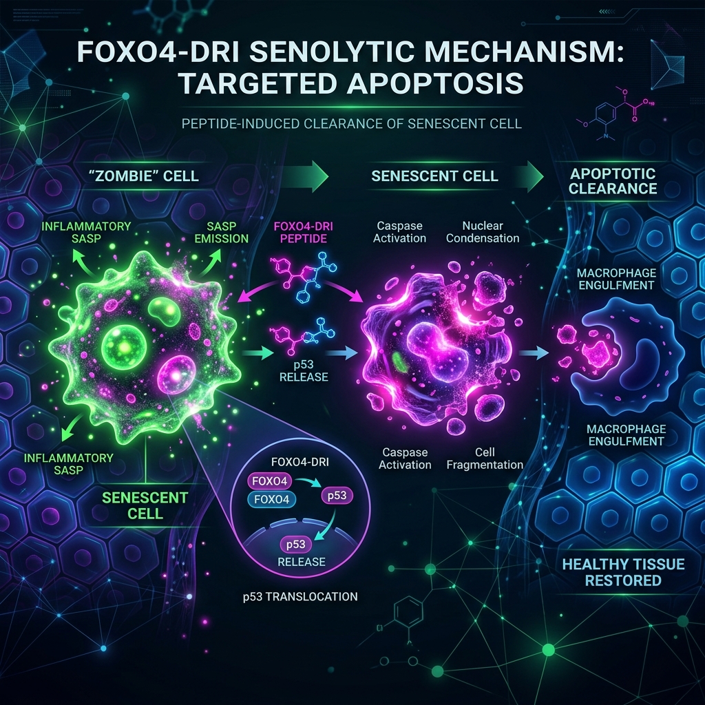 FoxO4-DRI: The Senolytic Peptide Designed to Clear Zombie Cells
