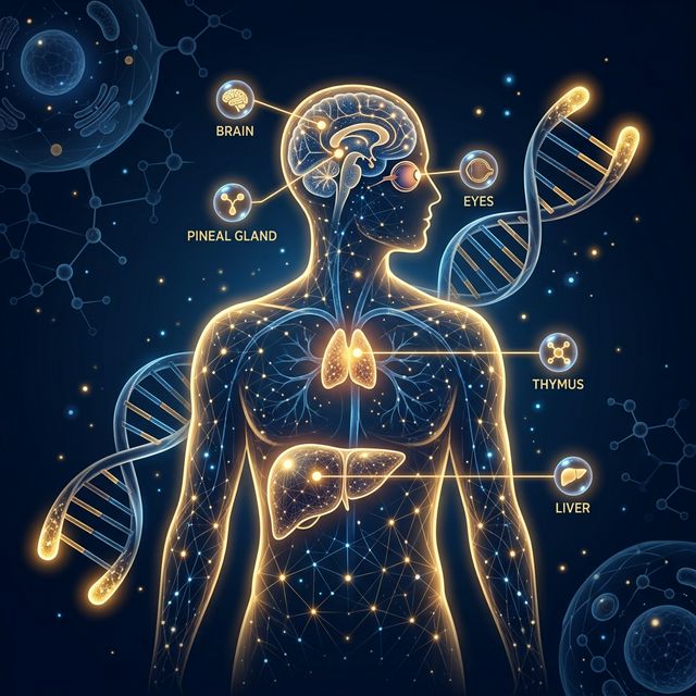 The Khavinson Bioregulator Paradigm Overview of various Khavinson bioregulator groups mapping specific organ systems: Epithalon (Pineal), Cerluten (Brain), and Sigumir (Joints).