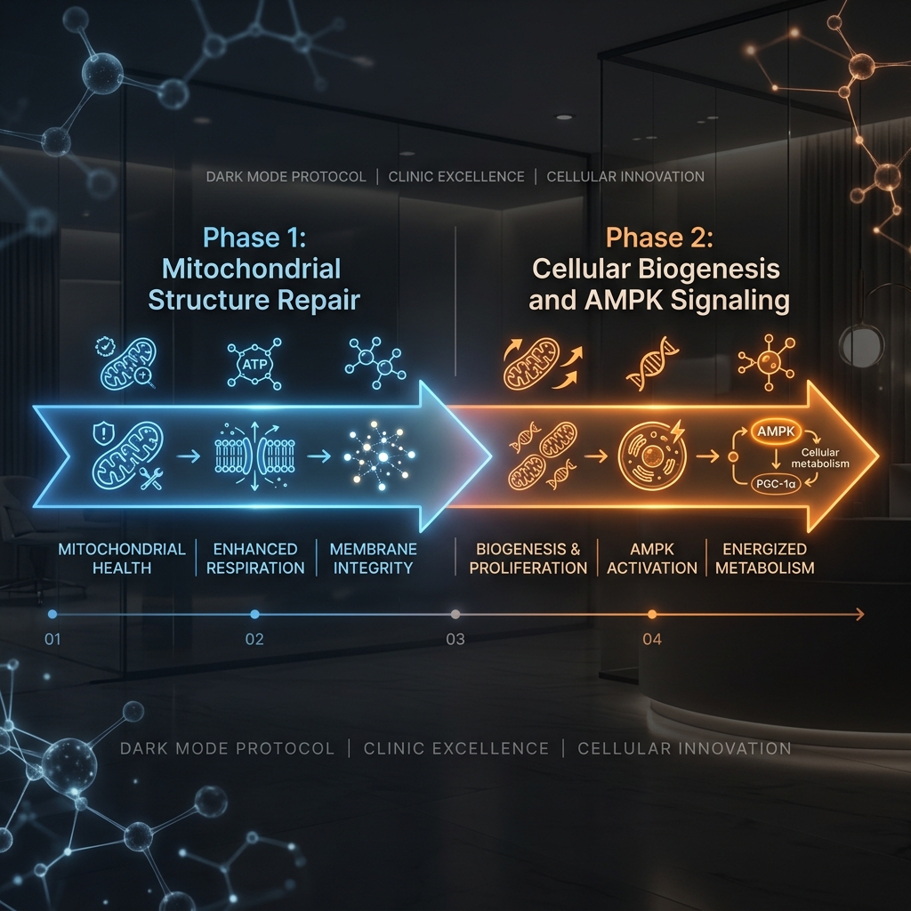 Sequential protocol timeline for SS-31 followed by MOTS-c